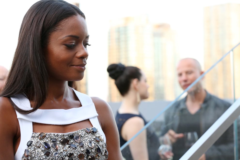 EXCLUSIVE - Naomie Harris attends The Hollywood Reporter's 2013 TIFF Cocktail Reception presented by Bulgari on Sunday, September 9, 2013 in Toronto. (Photo by Alexandra Wyman/Invision for THR/AP Images)