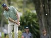 Matt Kuchar of the U.S. chips onto the fourth green during the third round of the Sony Open golf tournament in Honolulu, Hawaii