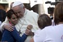 Pope offers hope to Sardinia's poor, unemployed
