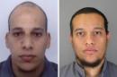 These released by French Police in Paris early on January 8, 2015 show suspects Cherif Kouachi (L), aged 32, and his brother Said Kouachi (R), aged 34