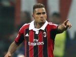 AC Milan's Boateng reacts after scoring against Barcelona during their Champions League soccer match at the San Siro stadium in Milan
