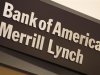 Company logo of the Bank of America and Merrill Lynch is displayed at its office in Hong Kong