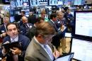 Wall Street rallies, led by Deutsche Bank, financials