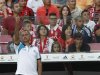 Real Madrid's coach Jose Mourinho gives instructions to his players during their friendly soccer match against Benfica at the Luz stadium in Lisbon