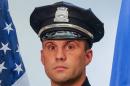 Boston police officer John Moynihan is seen in an undated picture released by the Boston Police Department