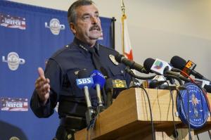 Los Angeles Police Chief Charlie Beck comments on the …