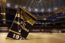 FILE - In this Jan. 14, 2016 file photo, championship banners are removed from the Edward Jones Dome, former home of the St. Louis Rams football team in St. Louis. The start of a new NFL season is bringing no buzz of excitement in St. Louis, left without a team for the second time in three decades. (AP Photo/Jeff Roberson, File)