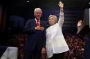 Democratic U.S. presidential candidate Hillary Clinton speaks in New York