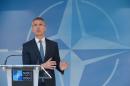 NATO Secretary General Jens Stoltenberg gives a joint press before a NATO Foreign minister meeting at the NATO headquarters in Brussels on May 19, 2016
