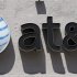 An At&T logo is seen atop a store in Beverly Hills, California
