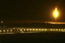 Shaybah oilfield complex is seen at night in the Rub' al-Khali desert, Saudi Arabia