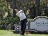 Jim Furyk hits his tee shot on the 17th hole during a practice round for the Tampa Bay Championship golf tournament Wednesday, March 13, 2013, in Palm Harbor, Fla. (AP Photo/Chris O'Meara)