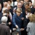 German Chancellor Merkel casts her vote during a session of the lower house of parliament Bundestag in Berlin
