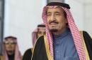 Saudi Arabia's King Salman attends a session of Saudi Shura Council in Riyadh