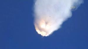 This June 28, 2015 grab from NASA TV shows the SpaceX&nbsp;&hellip;