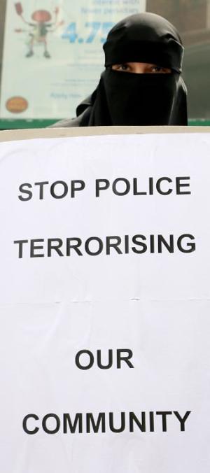 Muslims protest against alleged police intimidation …