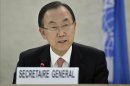 El secretario general de la ONU, Ban Ki-moon. EFE/Archivo