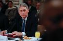 British Secretary of State Philip Hammond speaks during a meeting of Foreign Minsters about the situation in Syria at the Palace Hotel in the Manhattan borough of New York December 18, 2015