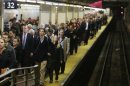 Photos: New Yorkers face new battle -- the commute