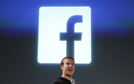 Facebook CEO Mark Zuckerberg addresses the audience during a media event at Facebook headquarters in Menlo Park, California March 7, 2013. REUTERS/Robert Galbraith