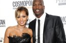 FILE - This March 7, 2011 file photo shows NFL Football player and reality television star Chad Johnson and Evelyn Lozada attending Cosmopolitan Magazine's Fun Fearless Males of 2011 event in New York. Six-time Pro Bowl wide receiver Chad Johnson's divorce is final from reality TV star Evelyn Lozada, a month after his arrest on a domestic battery charge. Johnson's attorney, Adam Swickle, confirmed on Wednesday that the couple who wed on July 4 are now divorced. (AP Photo/Evan Agostini, file)