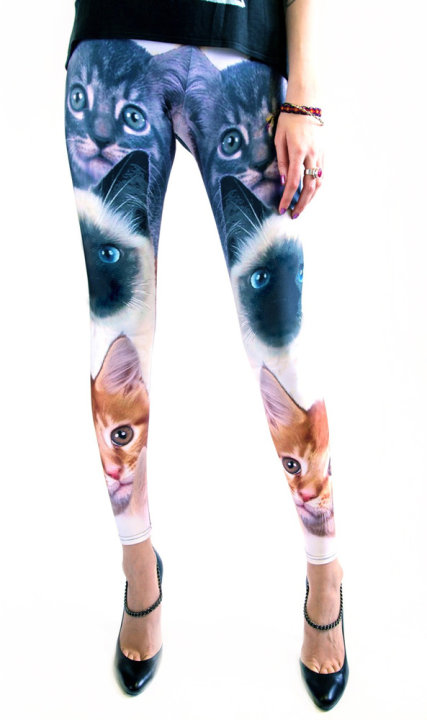 Cat leggings, $75