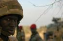 A South Sudanese soldier on January 18, 2014 in Bor, a strategic town government forces recaptured from rebels