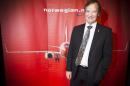 CEO of Norwegian Air Shuttle, Bjoern Kjos, poses at a news conference in Oslo