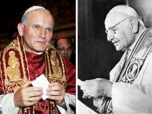A combination of two pictures shows Pope John XXIII&nbsp;&hellip;