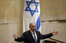 Israel's Prime Minister Netanyahu addresses the plenum at parliament in Jerusalem