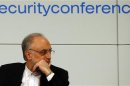 Iranian Foreign Minister Ali Akbar Salehi arrives at the 49th Conference on Security Policy in Munich
