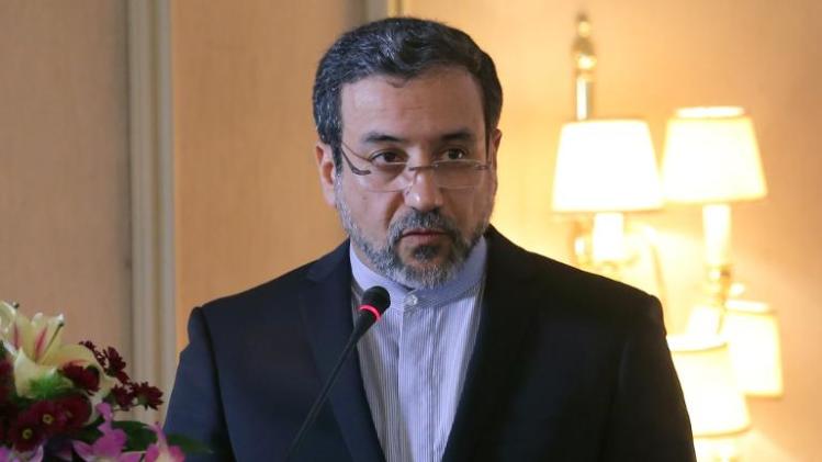Iran&#39;s Deputy Foreign Minister Abbas Araqchi speaks in Tehran, on October 22, 2013