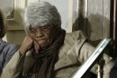Desiline Victor, 102, of Miami, awaits the start of President Barack Obama's State of the Union address during a joint session of Congress on Capitol Hill in Washington, Tuesday Feb. 12, 2013. (AP Photo/Pablo Martinez Monsivais)