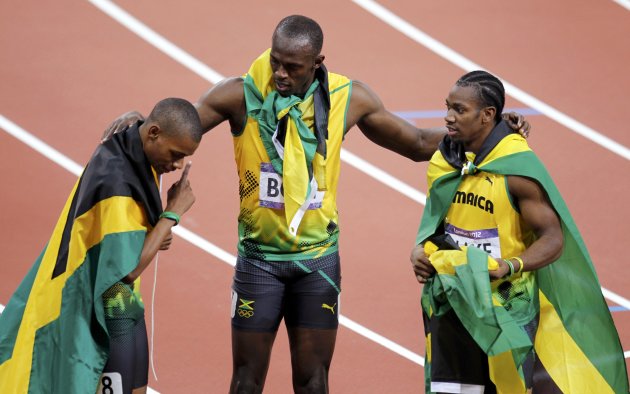 Bolt領銜　牙買加包辦男200米金銀銅 2012-08-09T203602Z_1911901705_LM2E8891L7TVB_RTRMADP_3_OLY-ATHL-ATM200-DAY13-ATM002101