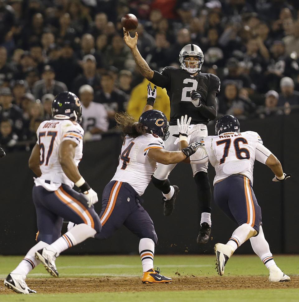 Bears beat Raiders 34-26 in exhibition game - 