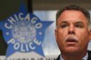 File photo of Chicago Police Superintendent Garry McCarthy speaking on illegal firearms seizure at a news conference in Chicago