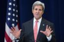 US Secretary of State John Kerry makes a statement in Washington on September 3, 2014