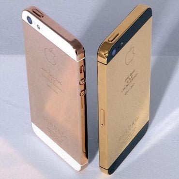 iPhone 5 berlapis emas