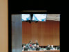Στιγμιότυπο από την αίθουσα συνεδρίασης του Eurogroup. Διακρίνονται ο υπ. Οικονομικών Γ. Στουρνάρας και ο επικεφαλής του Σώματος Οικονομικών Εμπειρογνωμόνων, Π. Τσακλόγλου