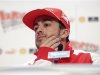Ferrari Formula One driver Alonso of Spain looks on during a news conference at the Wrooom, F1 and MotoGP Press Ski Meeting, Ducati and Ferrari's annual media gathering, in Madonna di Campiglio