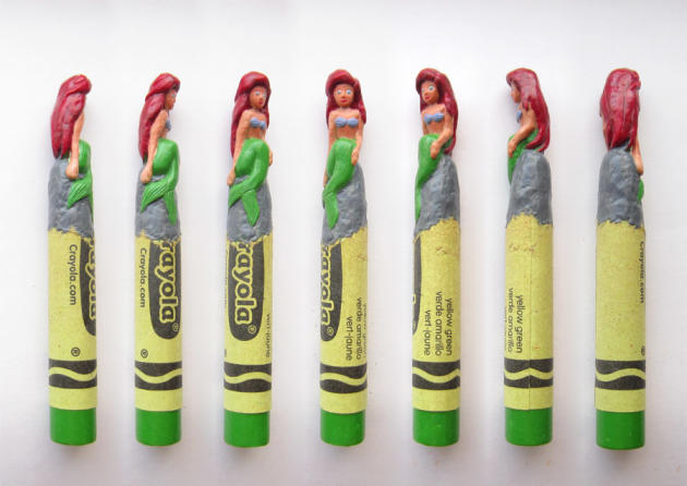 Artist Carves Crayons Into Crazy Creative Sculptures