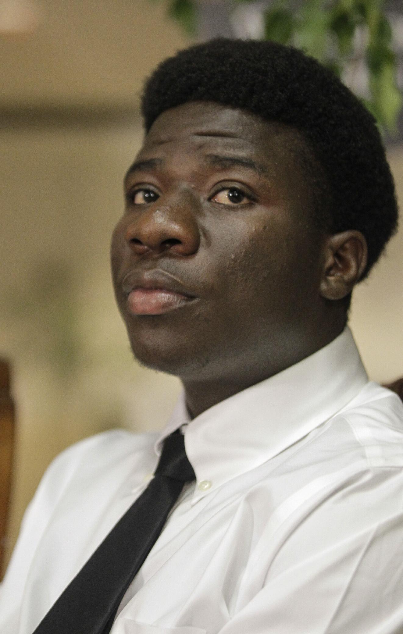 Karsiah Eric Duncan, 19, son of Ebola patient Thomas Eric Duncan. (AP/Tim Sharp)
