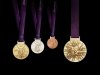 Handout image obtained from the London 2012 organising committee (LOCOG) shows the London 2012 Olympic medals
