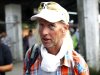 American Glen Plake, a survivor of a weekend avalanche at Mount Manaslu in the Himalayas arrives at the Tribhuwan domestic airport  in Katmandu, Nepal, Wednesday, Sept. 26, 2012. Rescuers have so far brought down the bodies of eight victims, four French, one each from Germany, Italy and Spain, and a Nepali guide. The climbers killed were part of a crush of mountaineers who came to the peak in Nepal because of heightened tensions between Chinese authorities and Tibetans. (AP Photo/Niranjan Shrestha)