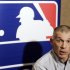 New York Yankees manager Joe Girardi answers questions during a news conference at the baseball winter meetings, Tuesday, Dec. 4, 2012, in Nashville, Tenn. (AP Photo/Mark Humphrey)