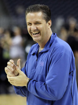 John Calipari guided Kentucky to the Final Four this past season. (AP)