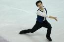 Patrick Chan of Canada skates at the 2013 World Figure Skating Championships in London, Ontario, March 15, 2013