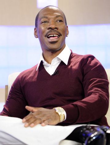 FILE - In this Oct. 26, 2011 file image released by NBC, actor Eddie Murphy appears on the "Today" show to promote his new movie "Tower Heist" in New York. The Academy of Motion Picture Arts and Sciences announced Wednesday, Nov. 9, 2011, that Murphy has withdrawn as host of the 84th Academy Awards. On Wednesday, Brett Ratner stepped down as producer of the show. (AP Photo/NBC, Peter Kramer, file)