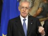 In this picture taken Tuesday, Nov. 29, 2011, Italian Premier Mario Monti talks to journalistas at Chigi Palace, Premier's office, in Rome. Monti briefed political leaders Saturday, Dec. 3, 2011, on his package of austerity and economic growth measures ahead of a critical week of Italian and European decision-making to confront the continent's debt crisis. Politicians gave few details about the individual measures Monti outlined, but described them as "severe'' but necessary since Italy had put off tough economic reforms for too long. (AP Photo/Mauro Scrobogna, LaPresse) ITALY OUT