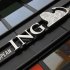 The logo of ING bank is seen outside an office in central Brussels
